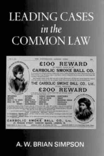 Leading Cases in the Common Law book cover