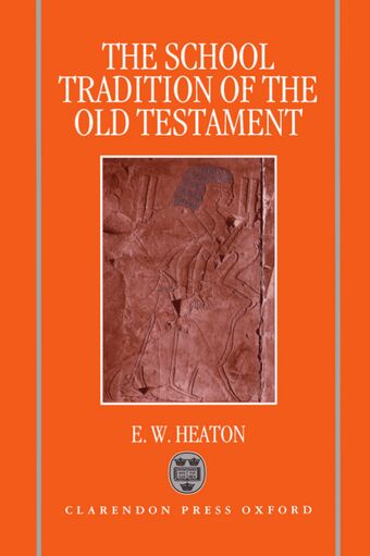 The School Tradition of the Old Testament book cover