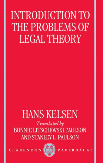 Introduction to the Problems of Legal Theory book cover