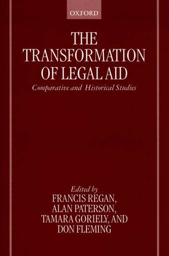 The Transformation of Legal Aid book cover