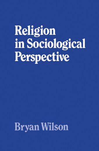 Religion in Sociological Perspective book cover