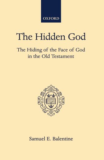The Hidden God book cover