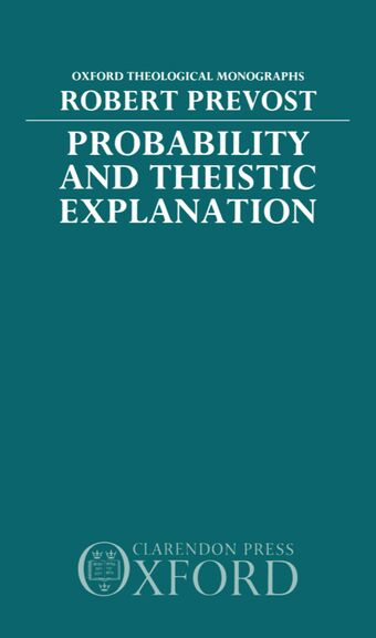 Probability and Theistic Explanation book cover