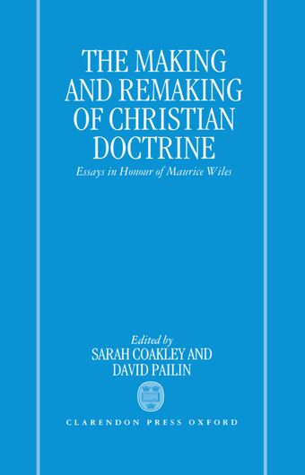 The Making and Remaking of Christian Doctrine book cover