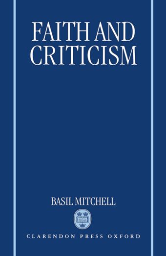 Faith and Criticism book cover