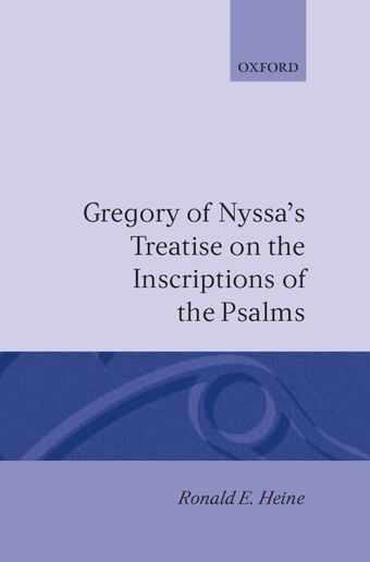 Gregory of Nyssa's Treatise on the Inscriptions of the Psalms book cover