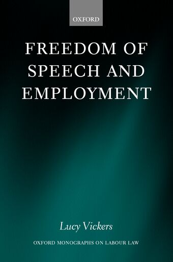 Freedom of Speech and Employment book cover