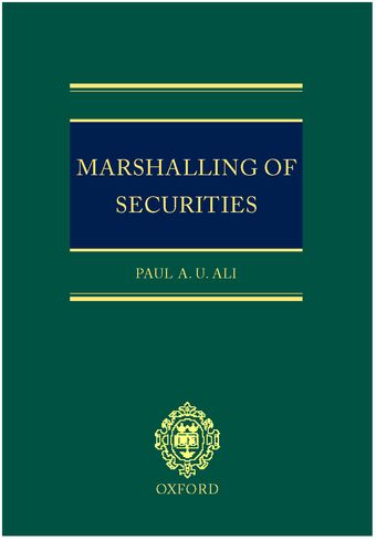 Marshalling of Securities book cover