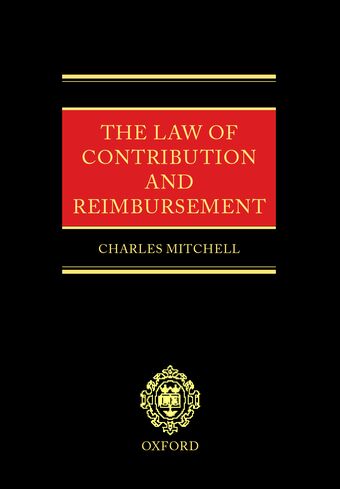The Law of Contribution and Reimbursement book cover