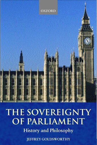 The Sovereignty of Parliament book cover