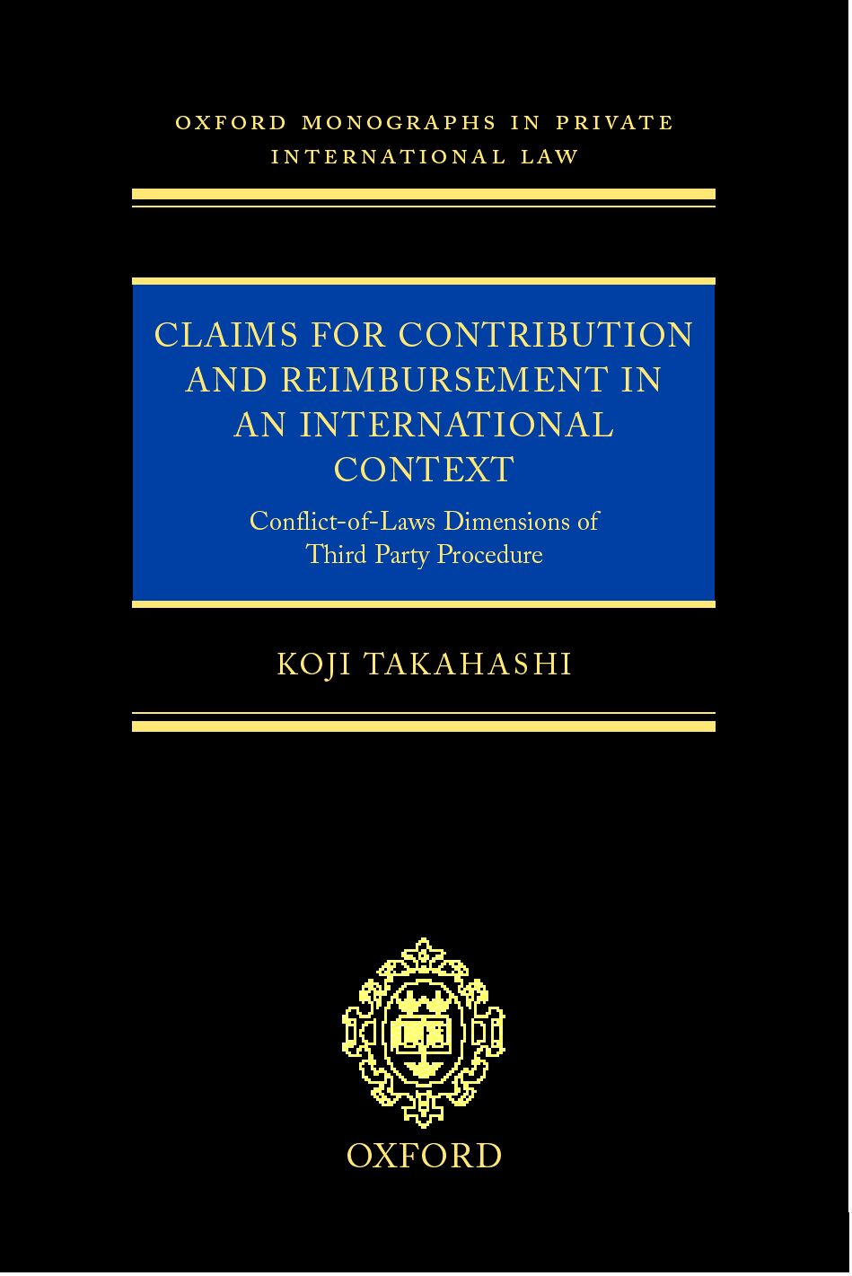 Claims for Contribution and Reimbursement in an International Context book cover