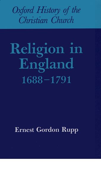 Religion in England 1688-1791 book cover