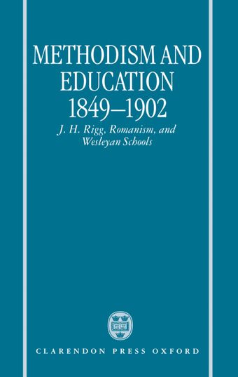 Methodism and Education 1849-1902 book cover
