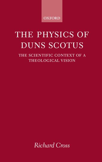 The Physics of Duns Scotus book cover