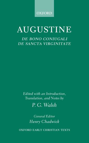 De Bono Coniugali and De Sancta Virginitate book cover