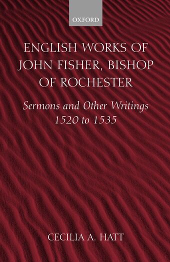 English Works of John Fisher, Bishop of Rochester book cover