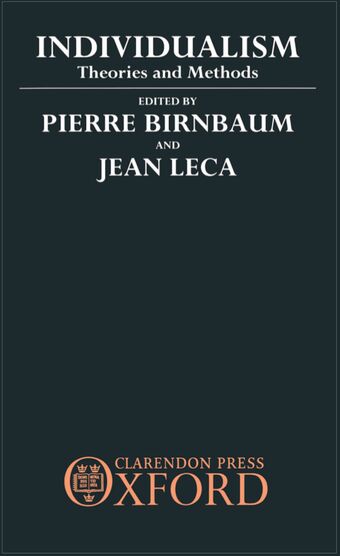 Individualism book cover
