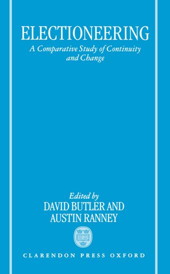 Electioneering book cover
