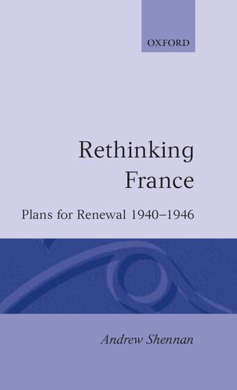 Rethinking France book cover