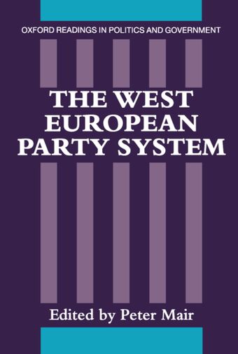 The West European Party System book cover