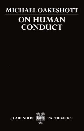 On Human Conduct book cover