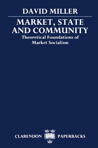 Market, State, and Community book cover