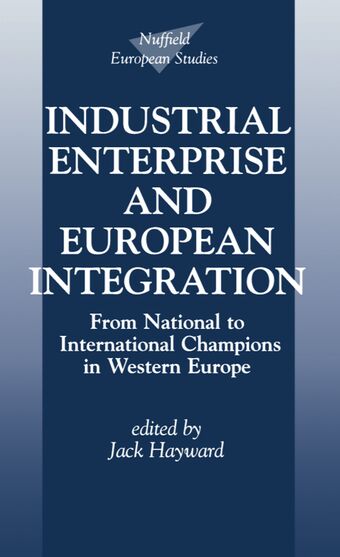 Industrial Enterprise and European Integration book cover