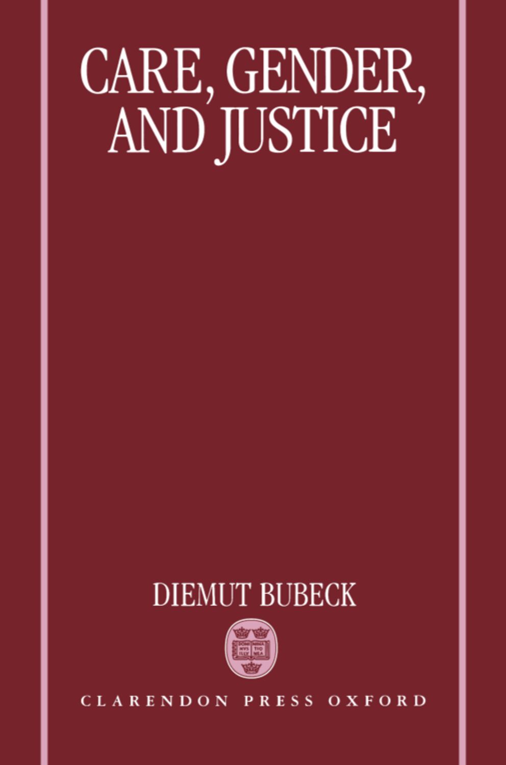 Care, Gender, and Justice book cover