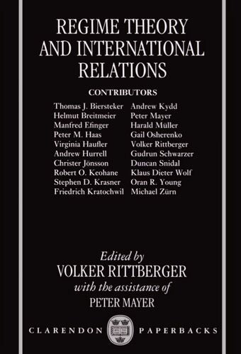 Regime Theory and International Relations book cover