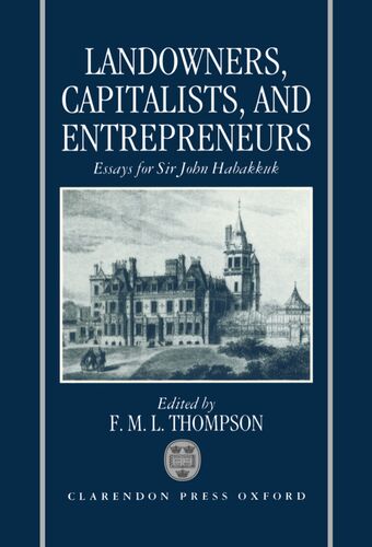 Landowners, Capitalists, and Entrepreneurs book cover