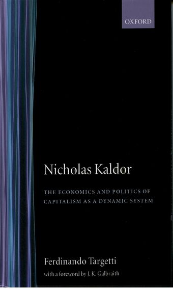 Nicholas Kaldor book cover