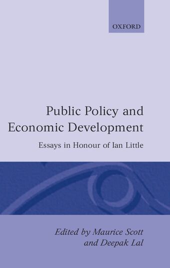 Public Policy and Economic Development book cover