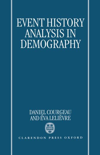 Event History Analysis in Demography book cover