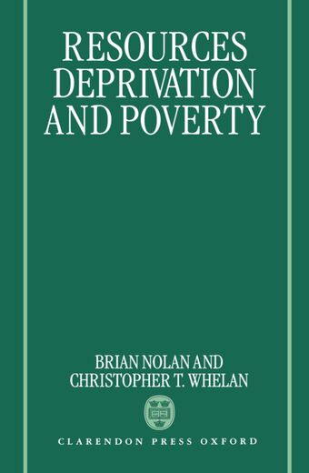 Resources, Deprivation, and Poverty book cover