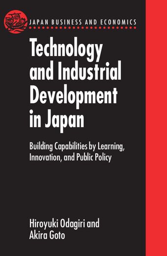 Technology and Industrial Development in Japan book cover