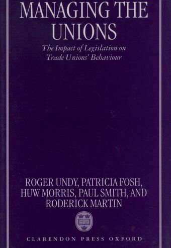 Managing the Unions book cover