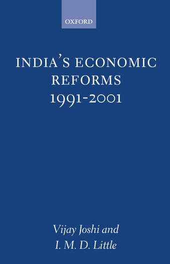 India's Economic Reforms, 1991-2001 book cover