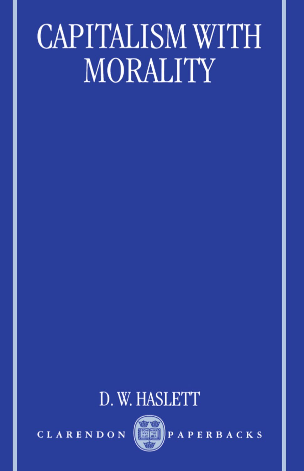 Capitalism with Morality book cover