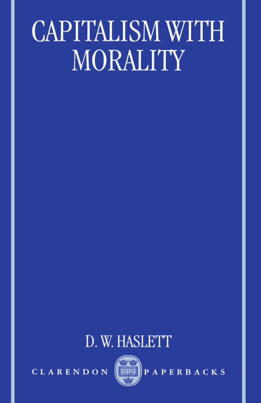 Capitalism with Morality book cover