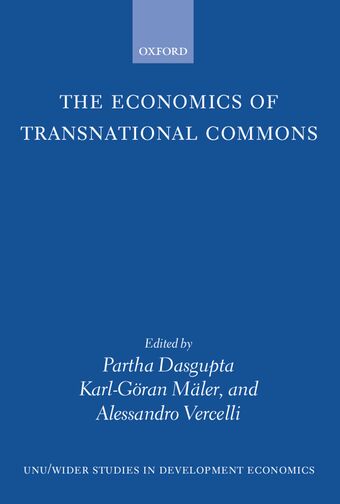 The Economics of Transnational Commons book cover