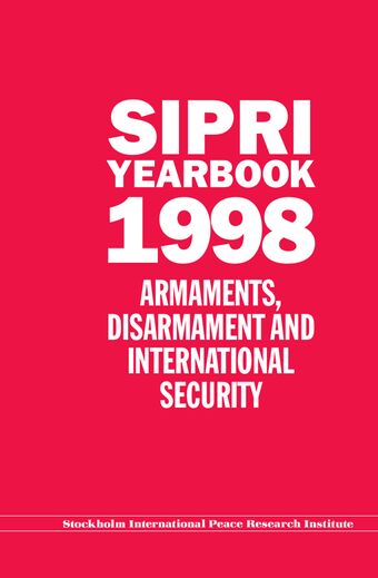 SIPRI Yearbook 1998 book cover