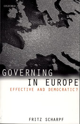 Governing in Europe book cover