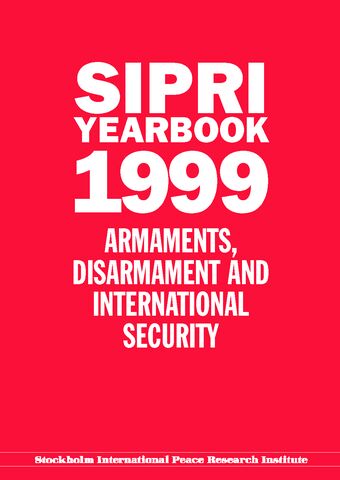 SIPRI Yearbook 1999 book cover