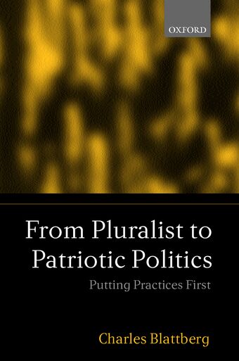 From Pluralist to Patriotic Politics book cover