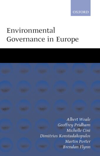 Environmental Governance in Europe book cover
