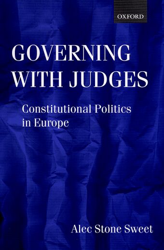 Governing with Judges book cover