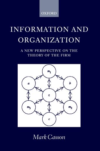 Information and Organization book cover