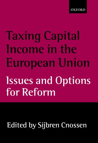 Taxing Capital Income in the European Union book cover