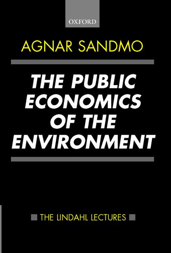 The Public Economics of the Environment book cover