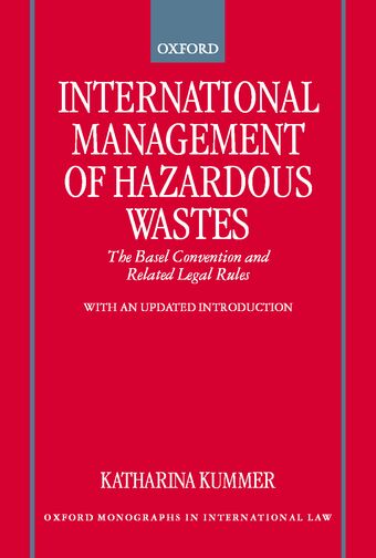 International Management of Hazardous Wastes book cover